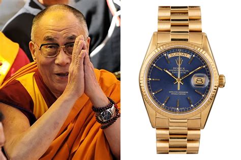 rolex and the dalai lama.